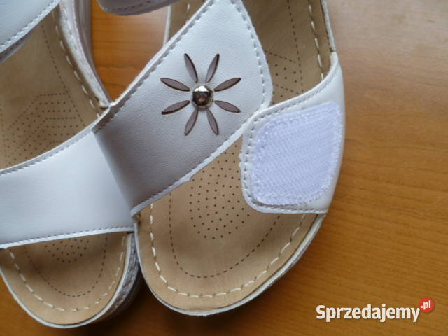 Sandały białe r36 Kraków