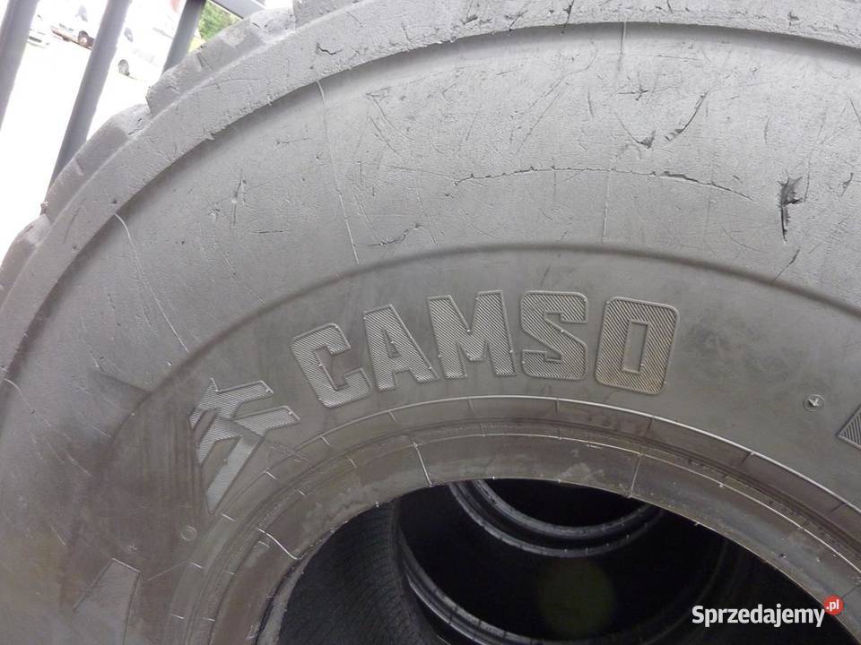 4x Opona używana przemysłowa 235R25 CAMSO WHL Zaścianki
