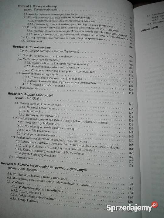 Psychologia rozwoju człowieka tom 3 Harwas nowa mazowieckie