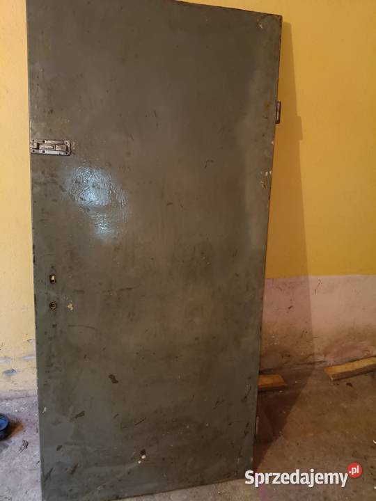 Solidne drzwi drewniane gospodarcze techniczne Łódź sprzedam