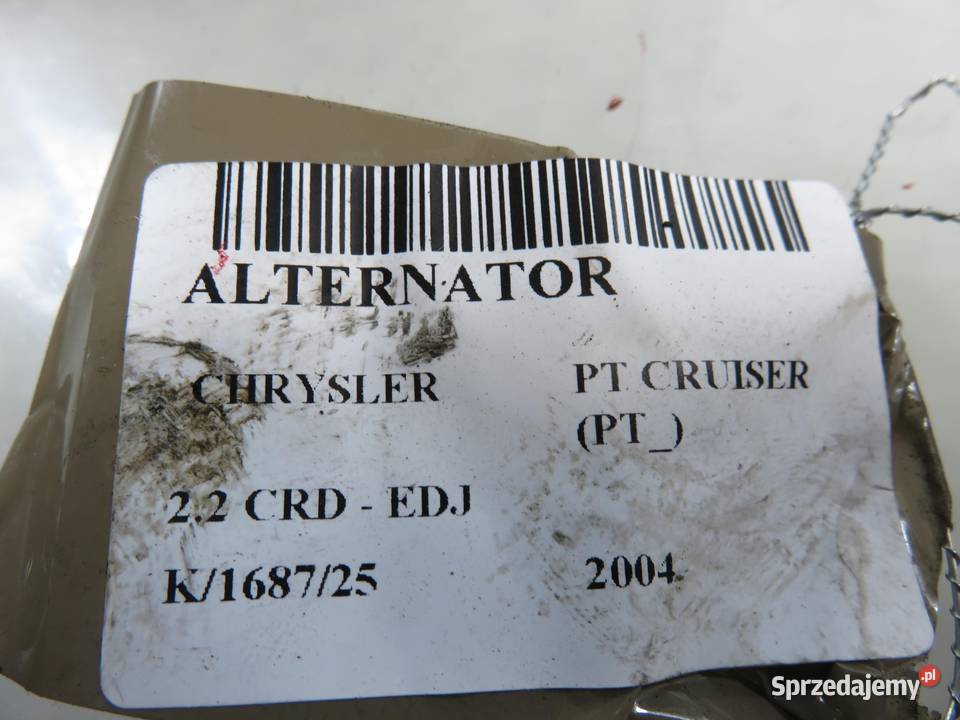 ALTERNATOR CHRYSLER PT CRUISER 22 CRD 121 EDJ osobowe małopolskie