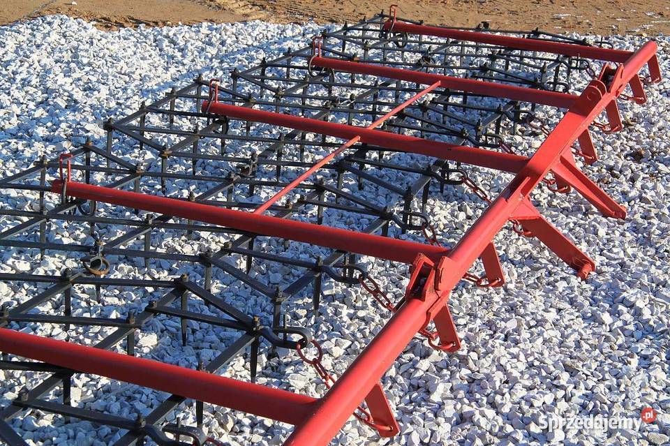 Brona zębowa zawieszana WIRAX 3polowa Rzędziany