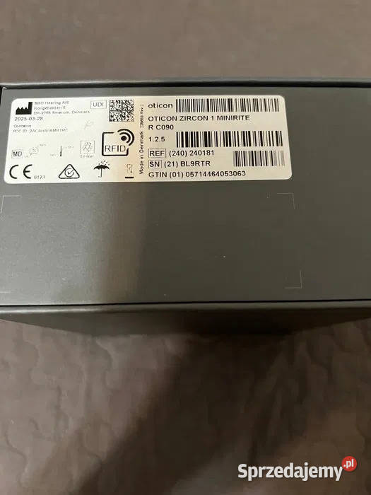 OTICON ZIRCON 1 miniRITE R nowy komplet stan
