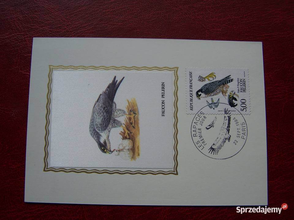 Francja 1984 MNH Mi 246366 FDC na Jedwabiu Ptaki Filatelistyka śląskie Tychy