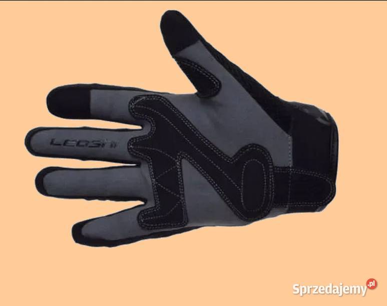N183 Rękawice motocyklowe LEOSHI czarnosiwe Zabrze