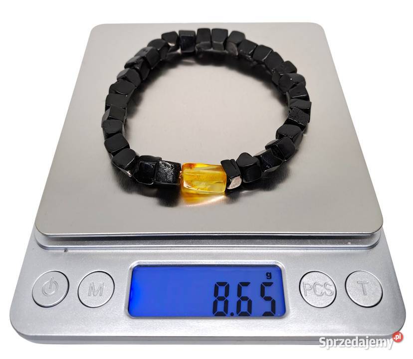 Bransoletka z bursztynu BURSZTYN bałtycki kostki Warszawa