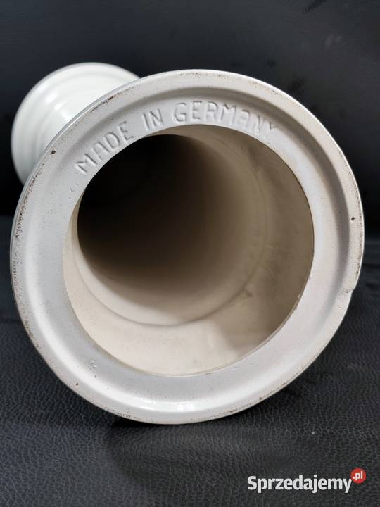 Ceramiczna kolumna postument kwietnik retro Poddębice