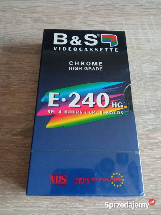 B&S Chrome HG E-240 nowa kaseta VHS