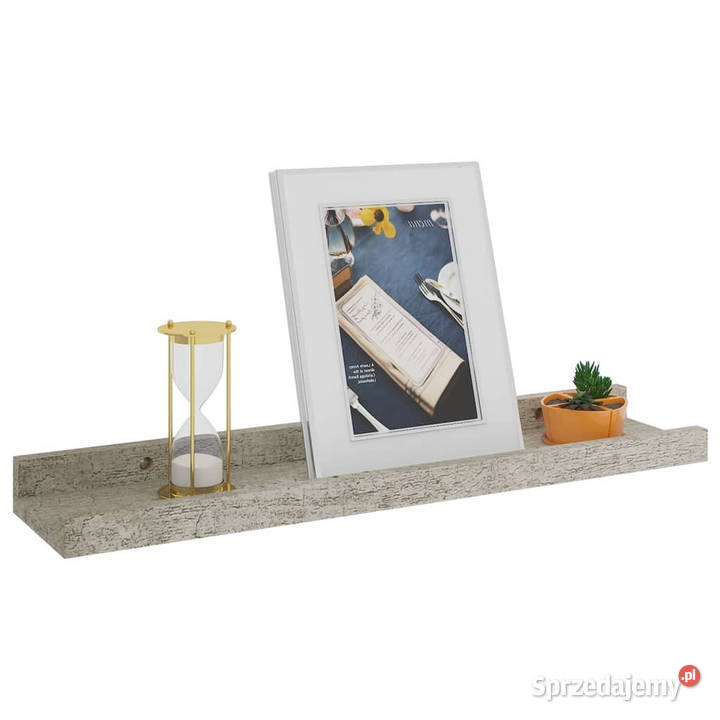 Półki ścienne 2 szarość betonu 40x9x3 WM326699 Warszawa