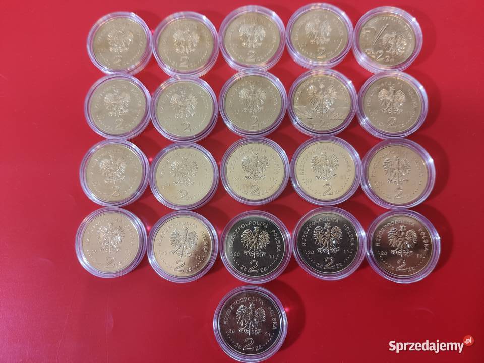 2011r 2 GN komplet 21 monet Lębork