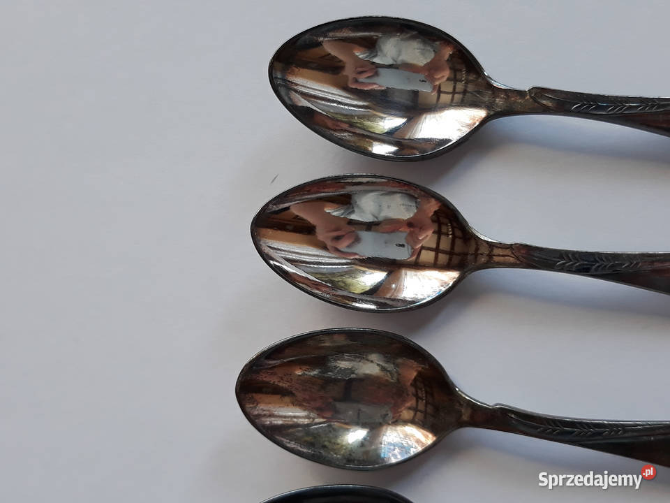 Posrebrzane łyżeczki do kawy mokki AMERYKAŃSKI Kolekcje Dąbrowa Górnicza