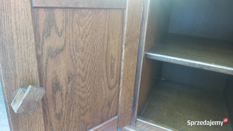 Biurko dębowe drewniane z roletą Sekretarzyk 731