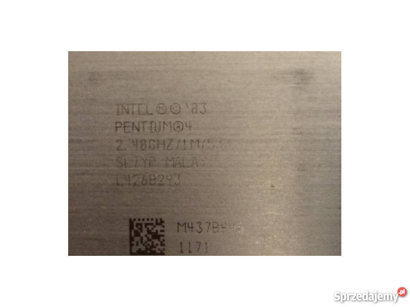 Intel Pentium 4 Processor 240 GHz 1M Cache 533 Wrocław