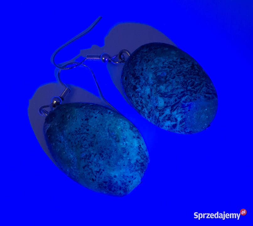 Kolczyki z BURSZTYNU bursztyn bałtycki bryłki Warszawa