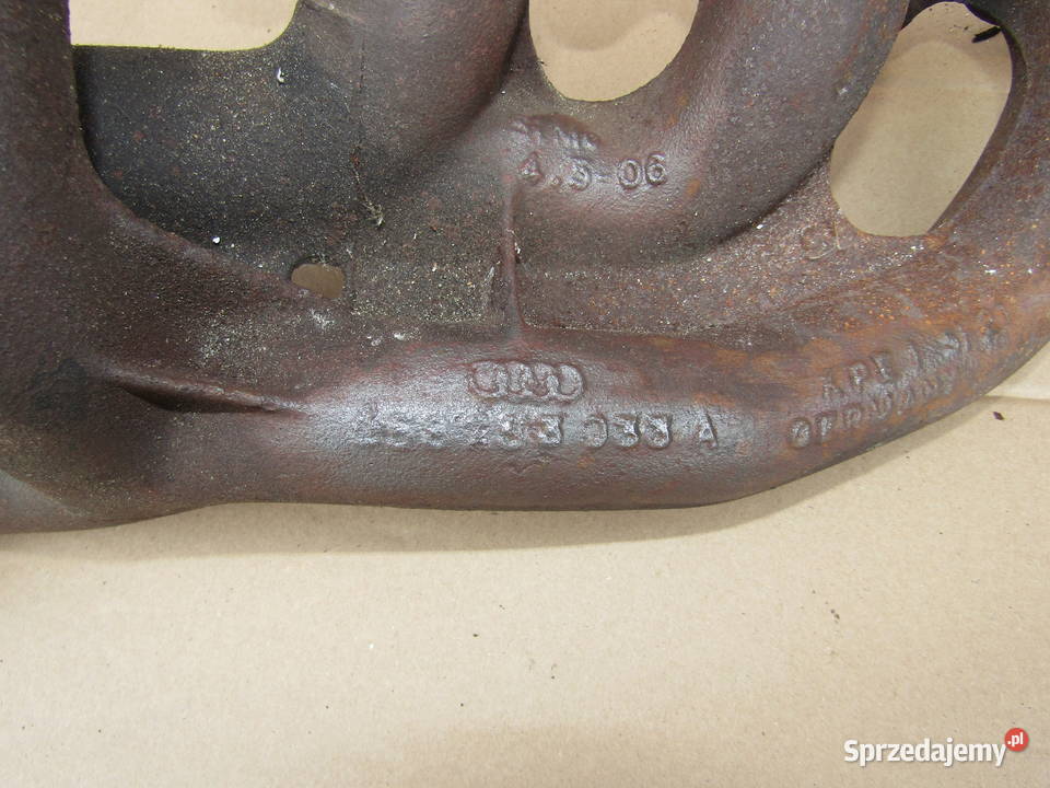 KOLEKTOR WYDECHOWY AUDI A4 VOLKSWAGEN PASSAT B5 Rok produkcji 1997 łódzkie Mysłaków