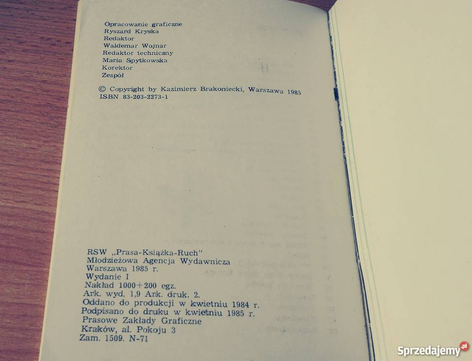 Wiersze fizyczne Kazimierz Brakoniecki Rok wydania 1985 Gdańsk