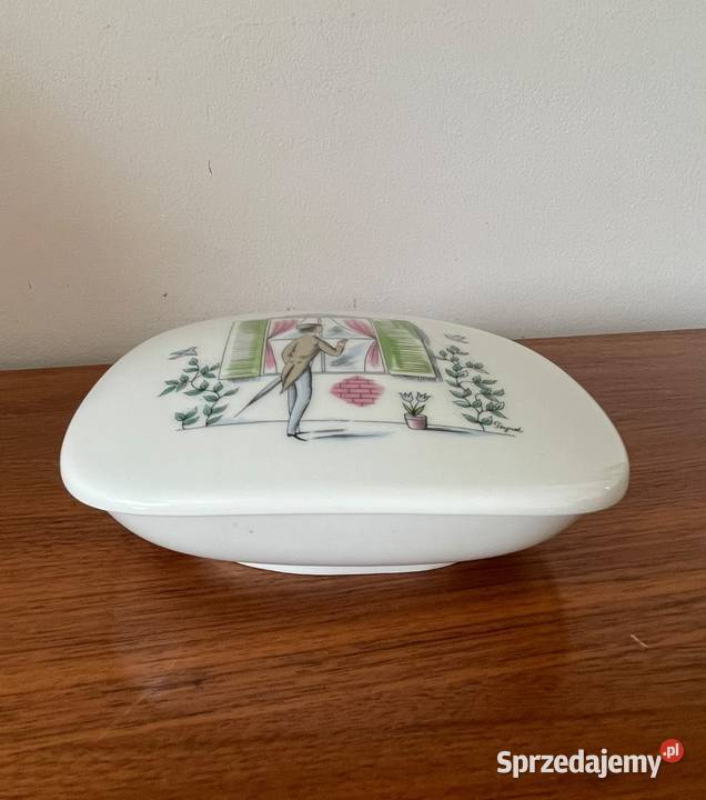 Puzderko porcelanowe mydelniczka Rosenthal Porcelana i szkło