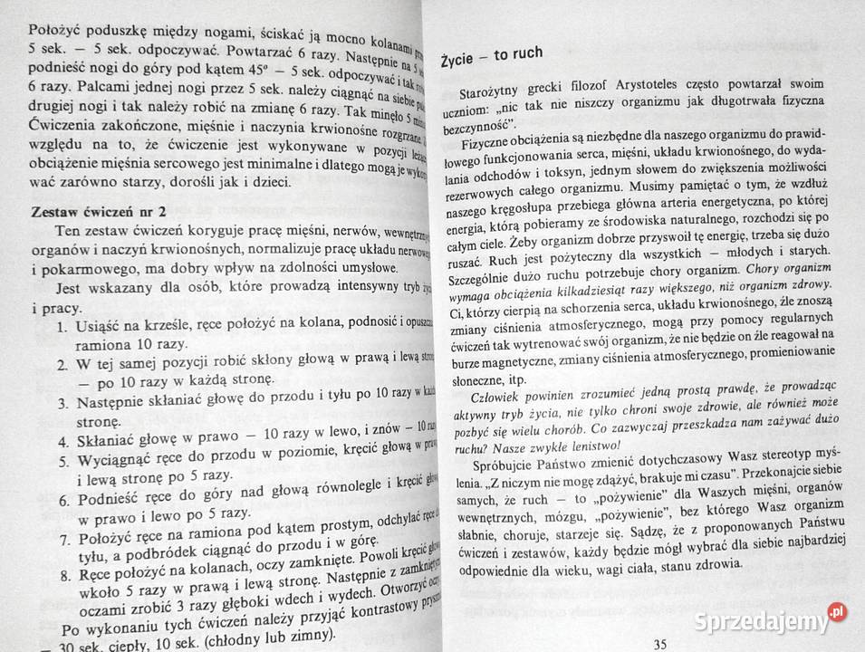 żyć długo i zdrowo Michał Tombak Chełm sprzedam