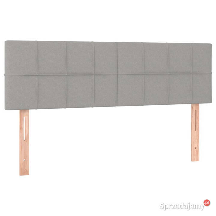 Zagłówek do łóżka z LED jasnoszary 144x5x7888 Warszawa