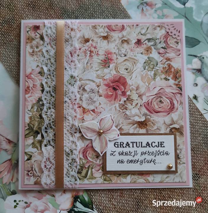 Kartka pamiątkowa Emerytura Ryki