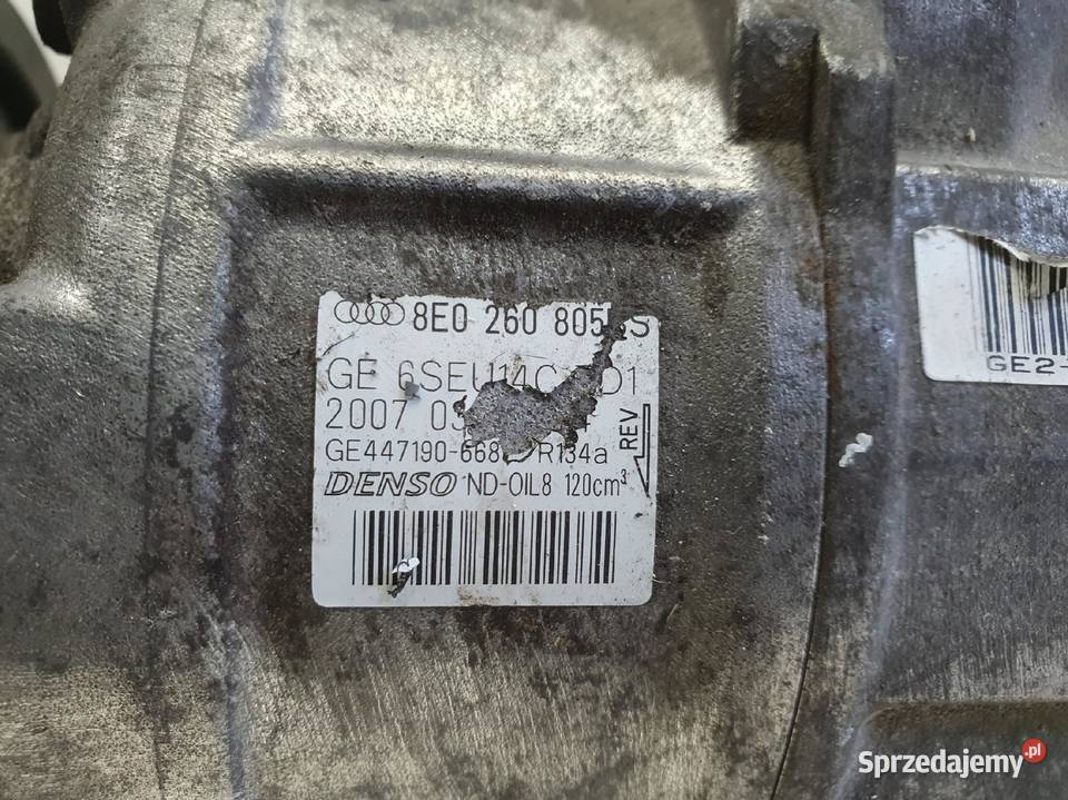 SPRĘŻARKA KLIMATYZACJI Seat Exeo 20 TFSI pompa lubelskie Rudka