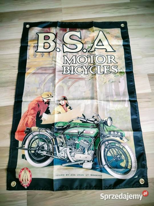 Baner 90x60 mocny materiał BSA kawasakibenelli