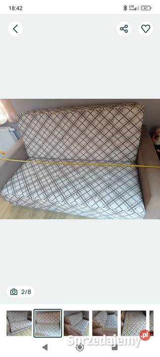 Sofa amerykanka z pojemnikiem na posciel