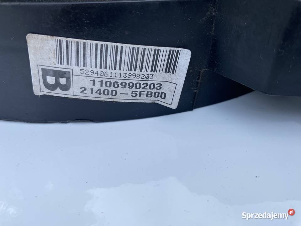 Wentylator chłodnicy Nissan Micra K11 13L Części samochodowe Jarocin