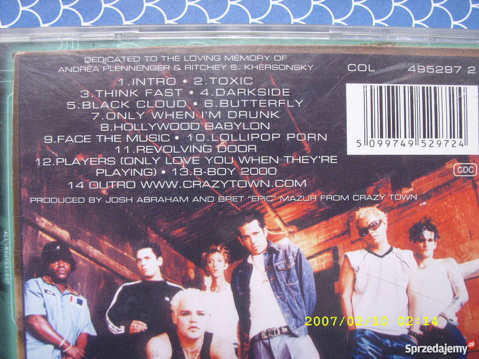 Rock CD CRAZY TOWN THE GIFT OF GAME dolnośląskie Wołów