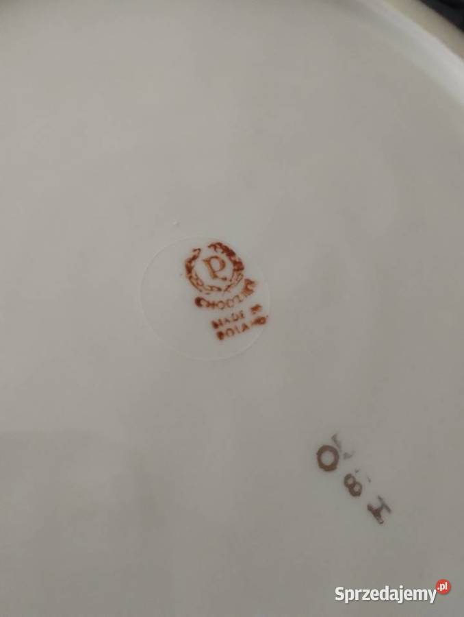 PRL Talerze porcelana Chodzież 6 płaskie Łódź sprzedam