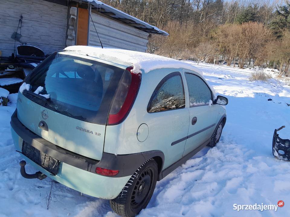 Opel Corsa C 12 benzyna 2003 na części Krosno Odrzańskie