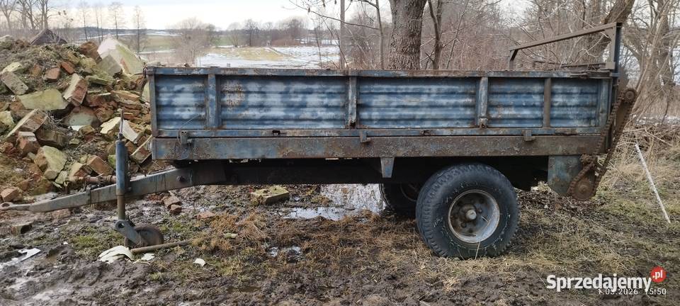 Rozrzutnik obornika 35t jednoosiowy Unikowo