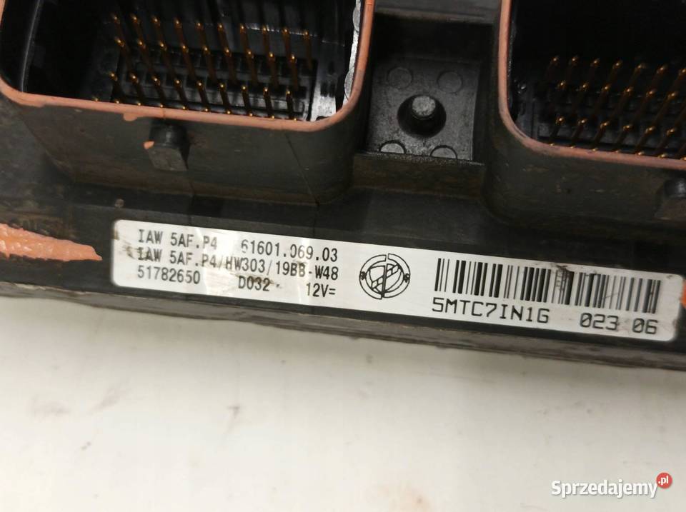 STEROWNIK SILNIKA 51782650 IAW5AFP4 12 8V Fiat Sterowniki sprzedam