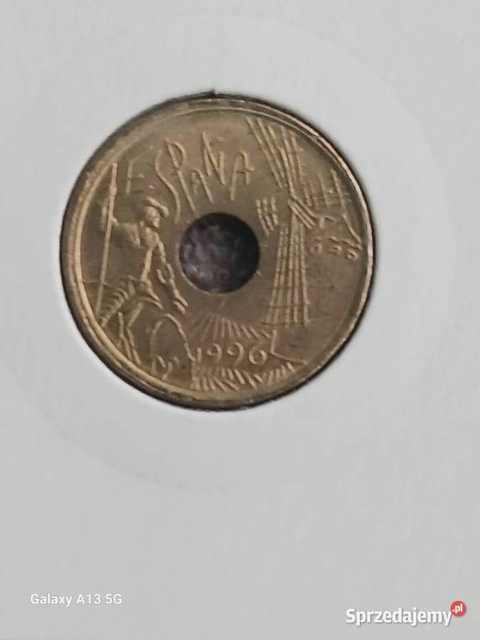 25 Pesetów Hiszpania 1996 r UNC Konin