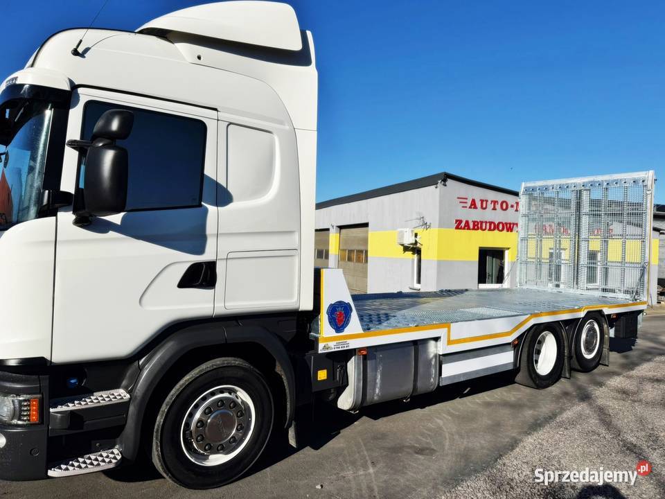 Scania auto laweta pomoc drogowa Strachosław