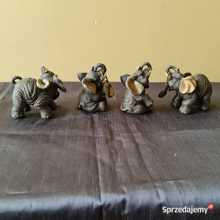 Figurki słoników ceramika mazowieckie Warszawa sprzedam