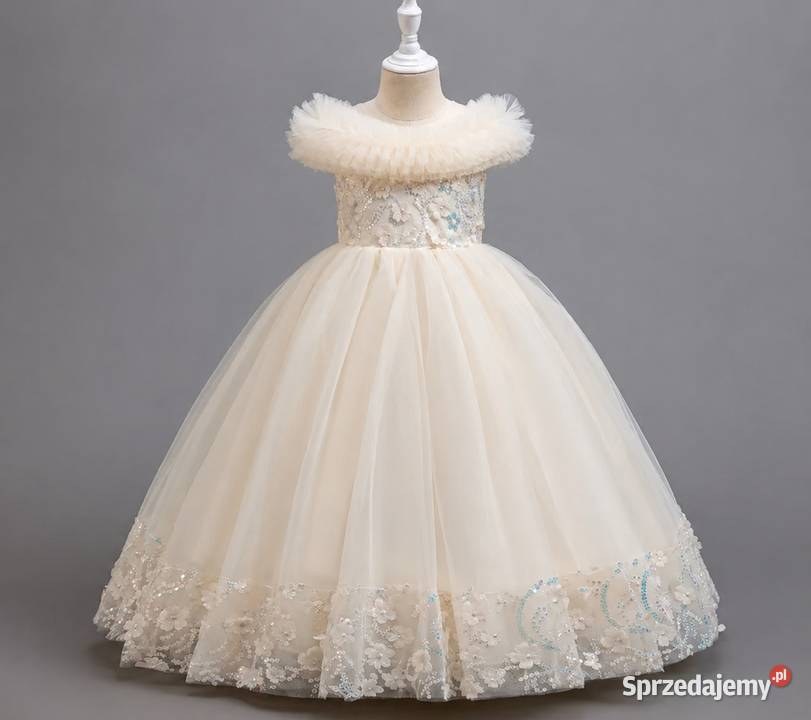 Eleganckie sukienki dziewczynek 110160 Wesele Tarnów