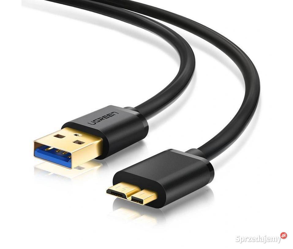 Ugreen kabel US130 USB 30micro USB B 30 do dysku Legnica sprzedam
