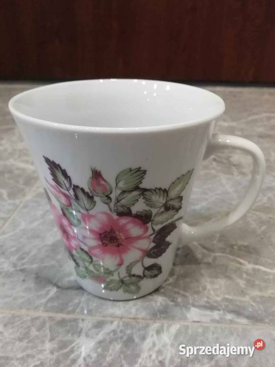 Porcelana Wocławek komplet 6 kubków Nowe Miasto nad Pilicą