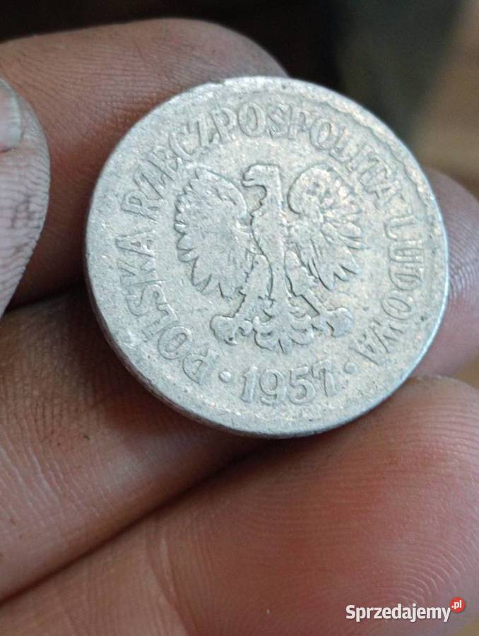 Sprzedam monete 1 zloty 1957 bez znaku menncy Numizmatyka lubelskie Chełm
