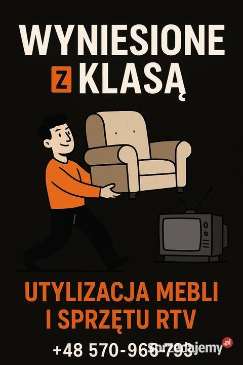 Utylizacja mebli i sprzętu RTV dolnośląskie Wrocław