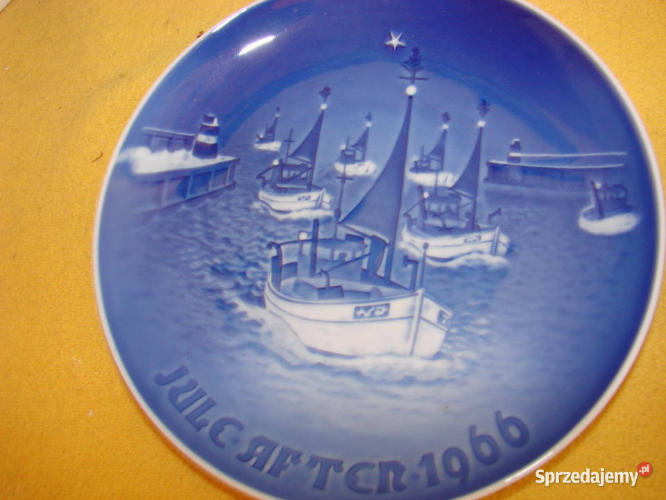 BG Denmark kobaltowe talerze świąteczne 19661976 sprzedam
