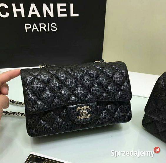 Toeba Chanel flap skóra caviar dolnośląskie Wrocław