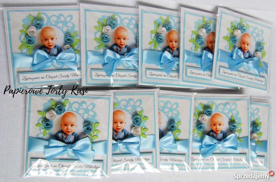 Zaproszenia na chrzest święty Pozostałe Wrocław