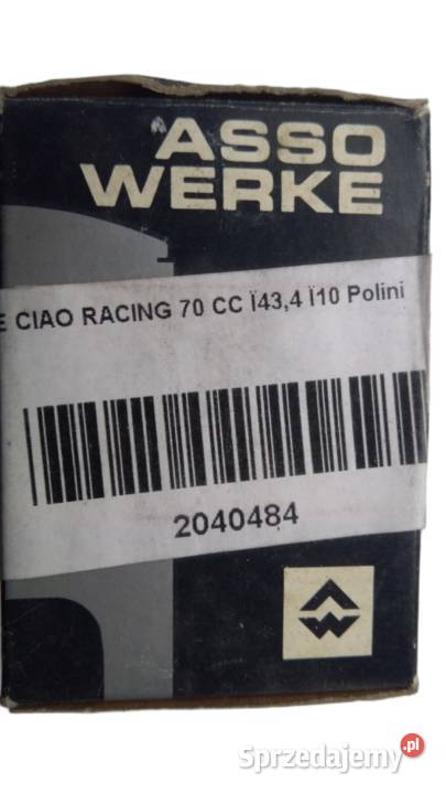 TŁOK ASSO WERKE POLINI 434 mm RACING PIAGGIO Bielsk Podlaski