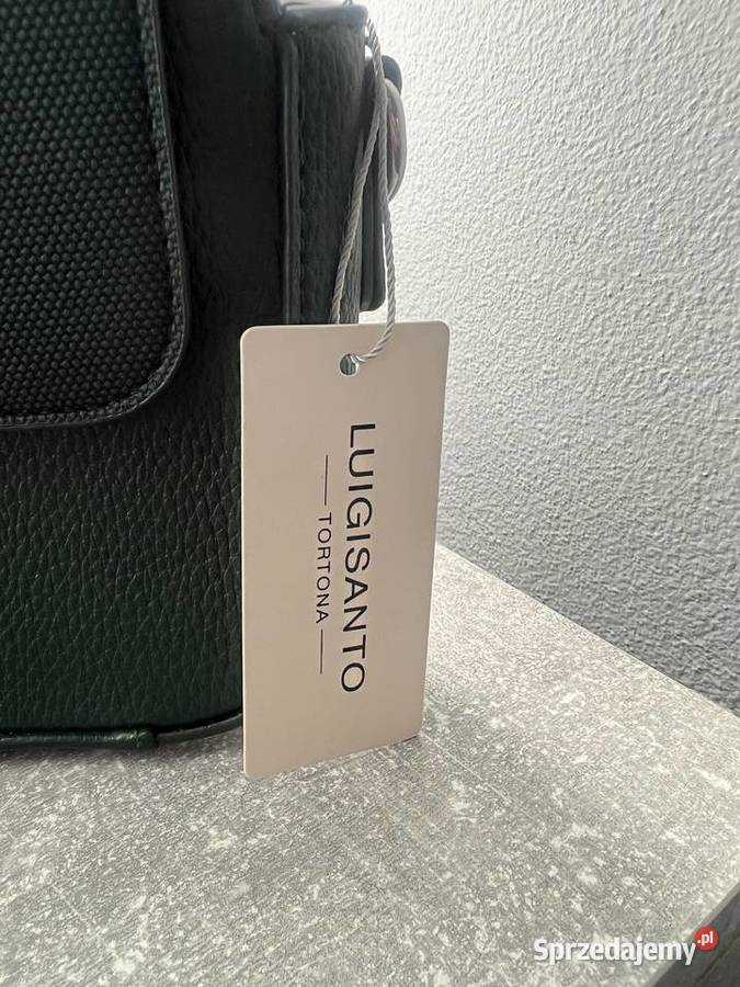 Torebka na ramię listonoszka z paskiem zielona Jasło sprzedam