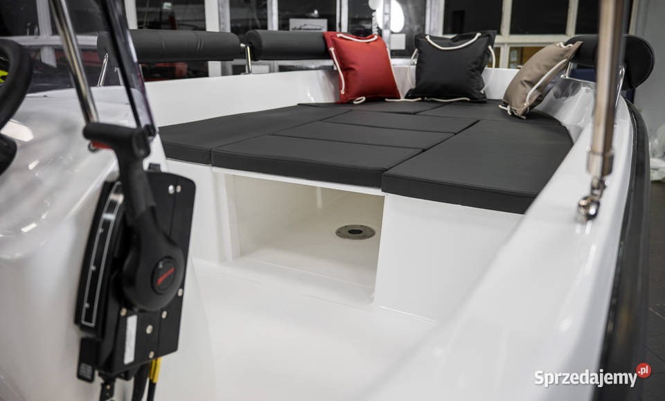 ŁÓDZ MOTOROWA SUNDECK 480 OPEN Z PRZYCZEPĄ NOWA Wrocław