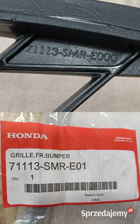 HONDA CIVIC VIII LIFT ATRAPA KRATKA DOLNA Atrapy wielkopolskie Pleszew