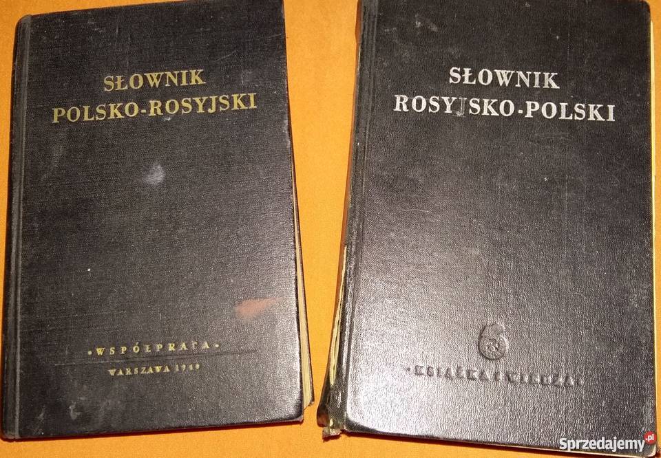 Słownik rosyjsko-polski i polsko rosyjski 1949r 2 tomy.