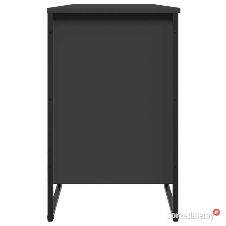 Szafka na buty czarna 90x38x615 materiał Warszawa